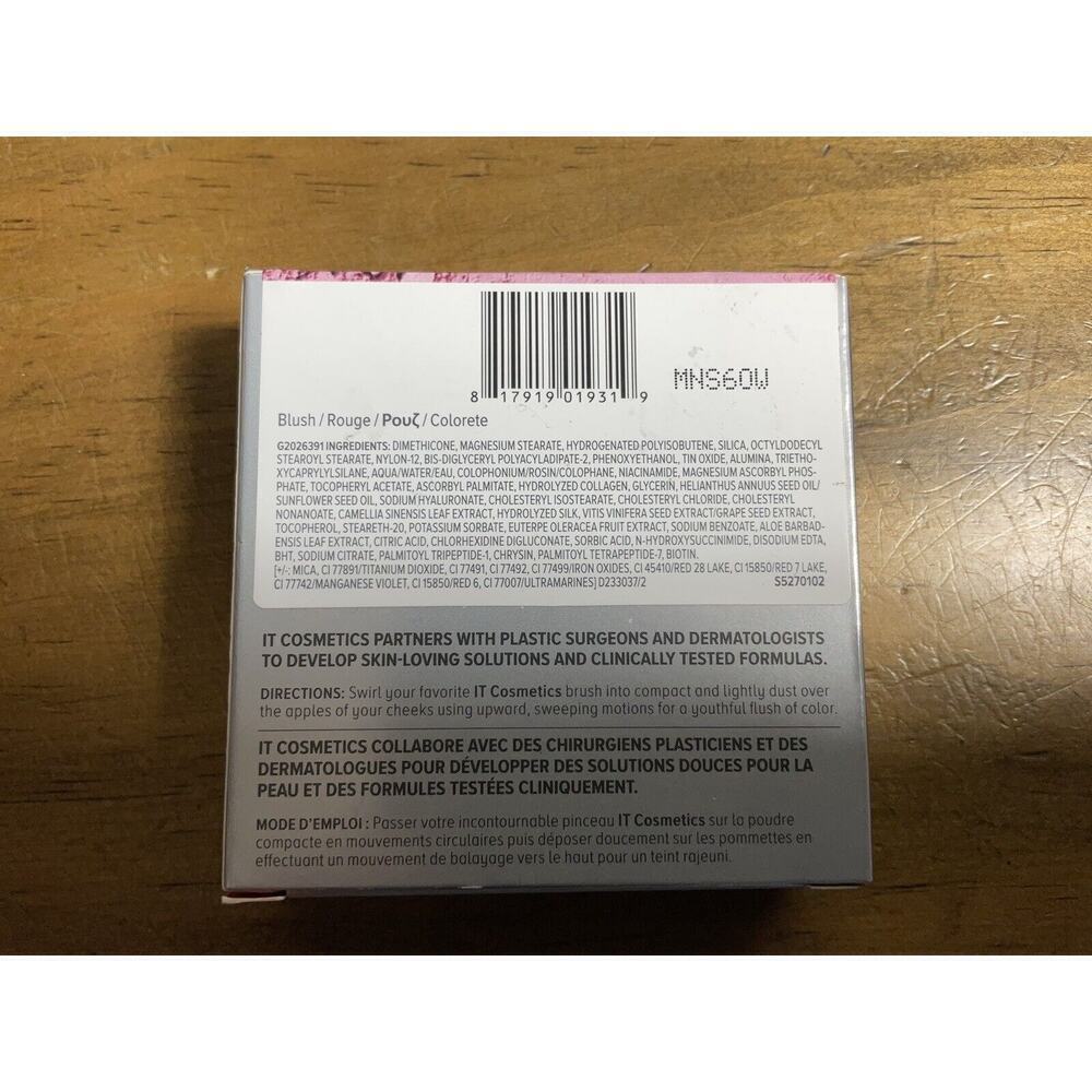 IT Cosmetics Bye Bye Pores Blush ~Je Ne Sais Quoi (Natural Pink)~ FullSize [NIB] - Picture 2 of 4